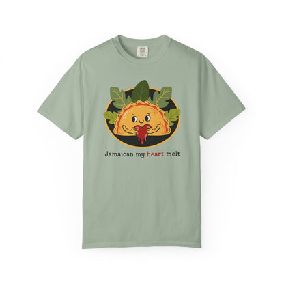 "Jamaican My Heart Melt" T-Shirt — Cute Patty Character Tee