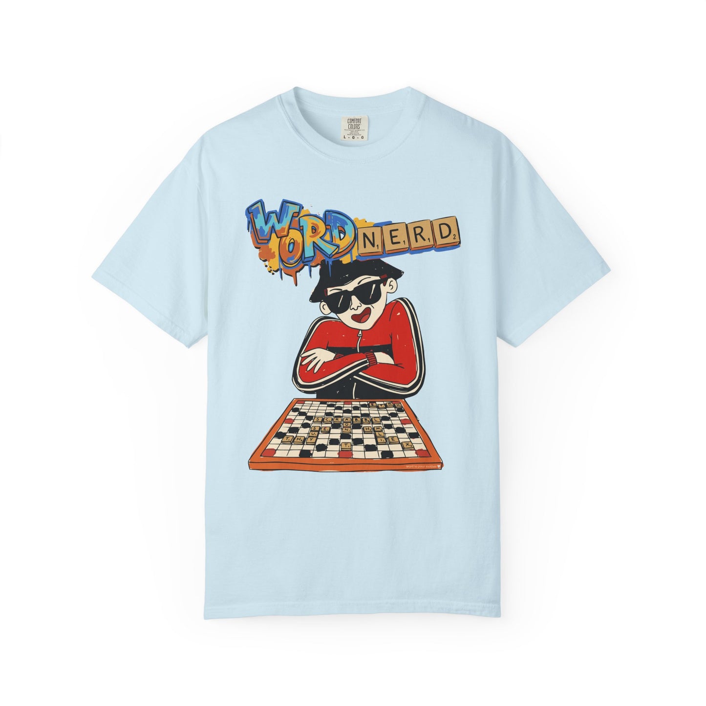 Word Nerd T-Shirt — Retro HipHop Scrabble Player Graphic Tee