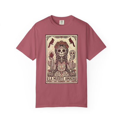 "La Muerte Amada" T-Shirt — Day of the Dead Skull Art Tee