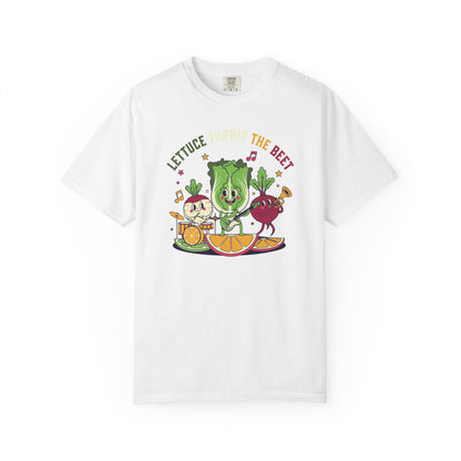Lettuce Turnip The Beet T-Shirt — Cute Vegetable Band Graphic Tee