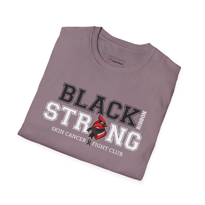 Black Ribbon Strong T-Shirt — Skin Cancer Fight Club Awareness Tee