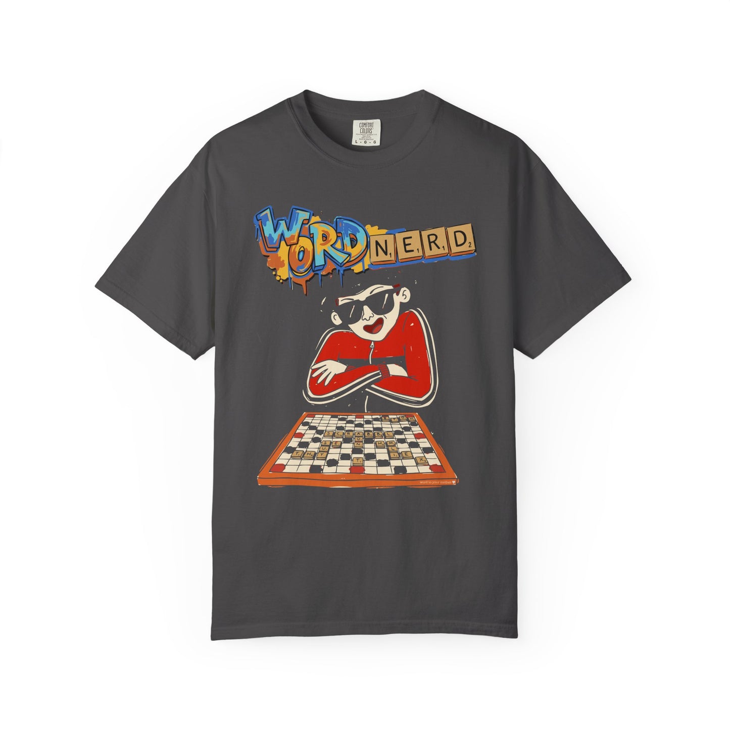 Word Nerd T-Shirt — Retro HipHop Scrabble Player Graphic Tee