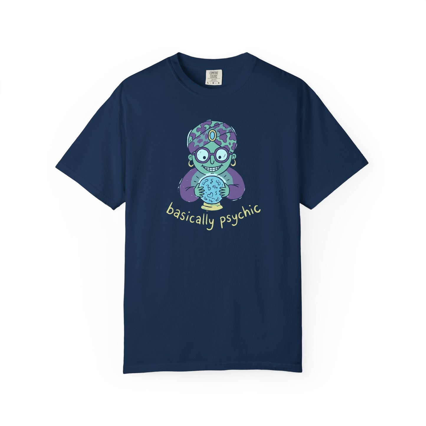 "Basically Psychic" T-Shirt - Cute Fortune Teller Graphic Tee