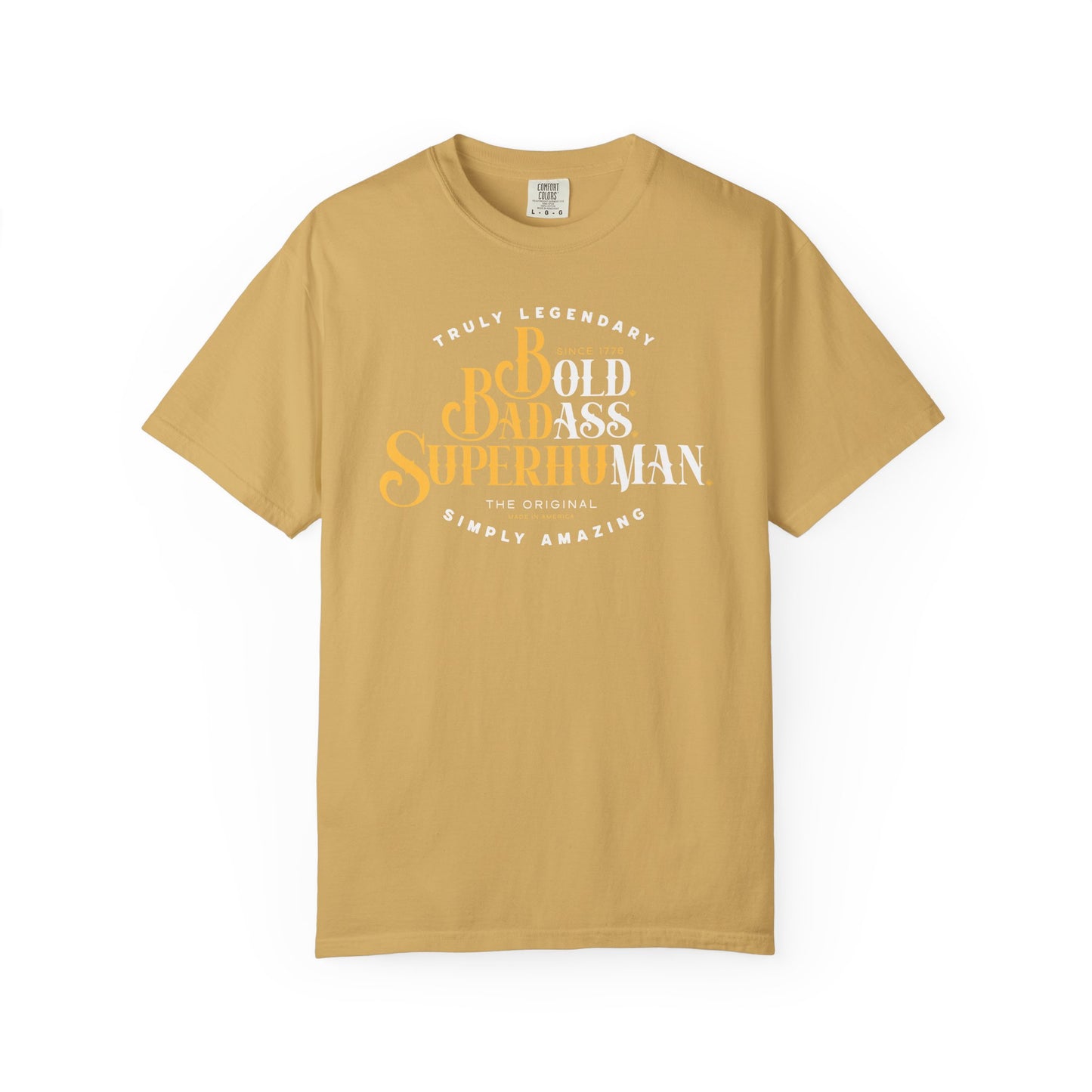 Old Ass Man. Bold Badass Superhuman Graphic Tee — Motivational Vintage Style T-Shirt