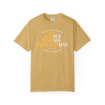 Old Ass Man. Bold Badass Superhuman Graphic Tee — Motivational Vintage Style T-Shirt