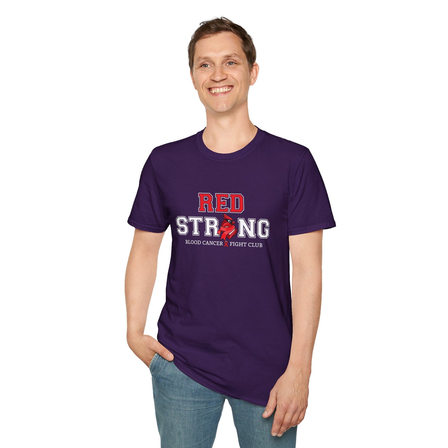 Red Strong T-Shirt — Blood Cancer Fight Club Awareness Tee