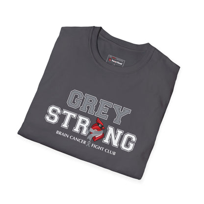 Grey Strong T-Shirt – Brain Cancer Fight Club Support Tee