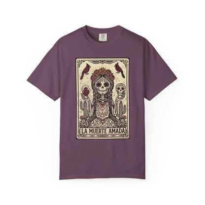 "La Muerte Amada" T-Shirt — Day of the Dead Skull Art Tee
