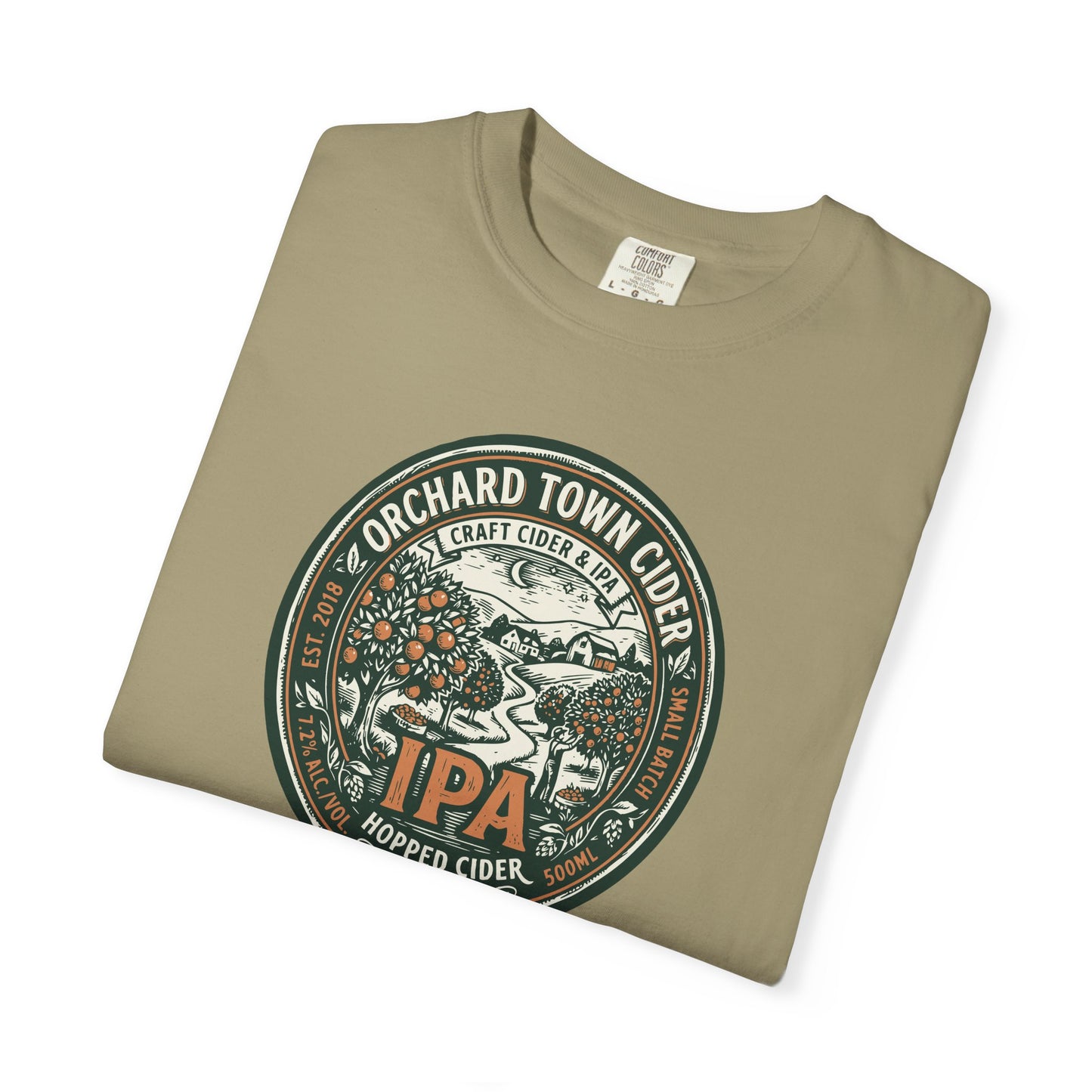 Orchard Town Cider IPA T-Shirt — Vintage Hopped Craft Beer Tee