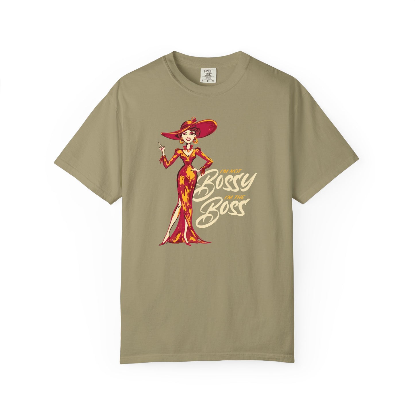 "I'm not Bossy, I'm the Boss" Graphic T-Shirt — Vintage Glam Lady Fashion Tee