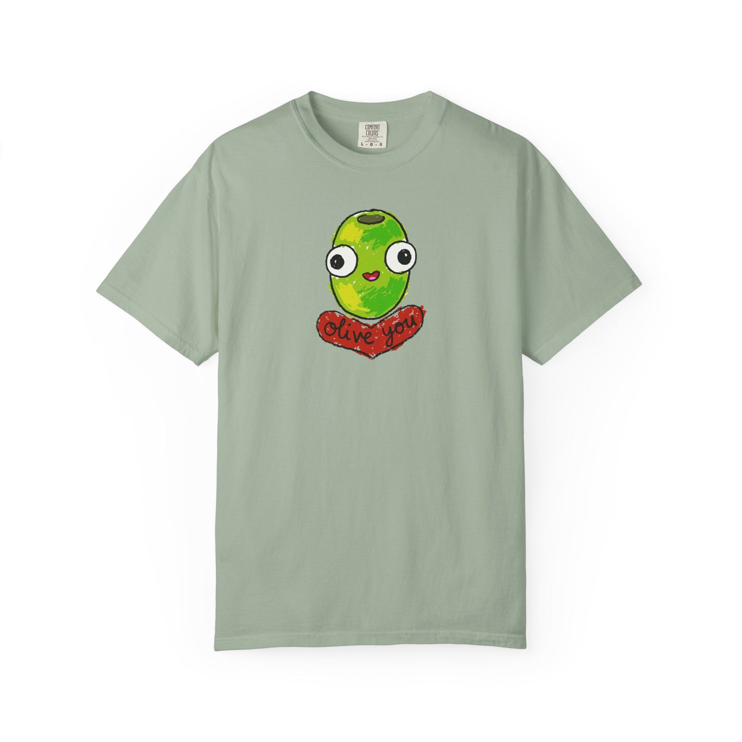 "Olive You" Cute Graphic T-Shirt - Love Tee