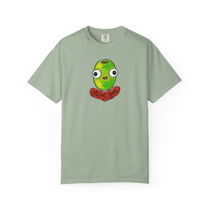 "Olive You" Cute Graphic T-Shirt - Love Tee