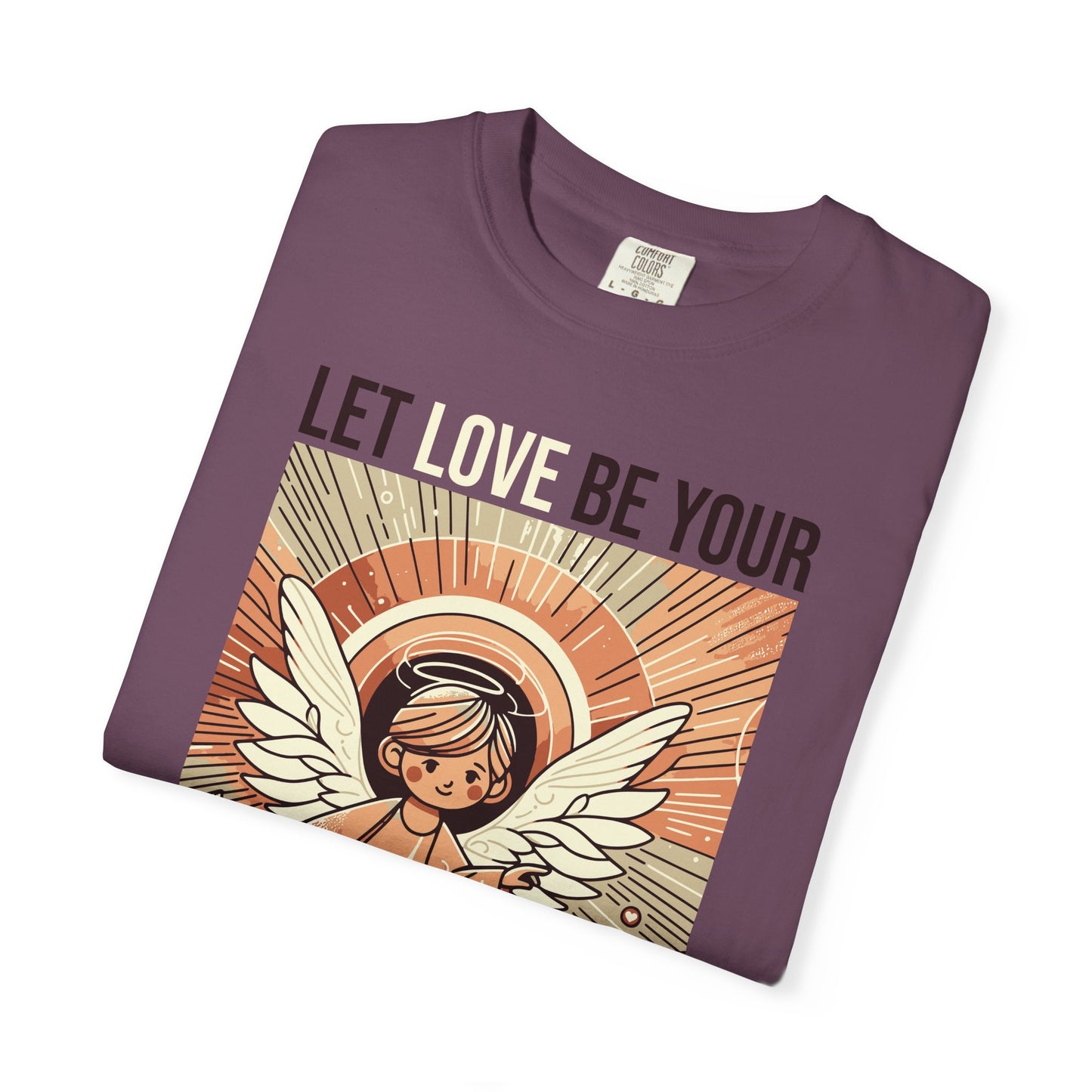 Let Love Be Your Guiding Light T-Shirt — Angelic Inspirational Graphic Tee