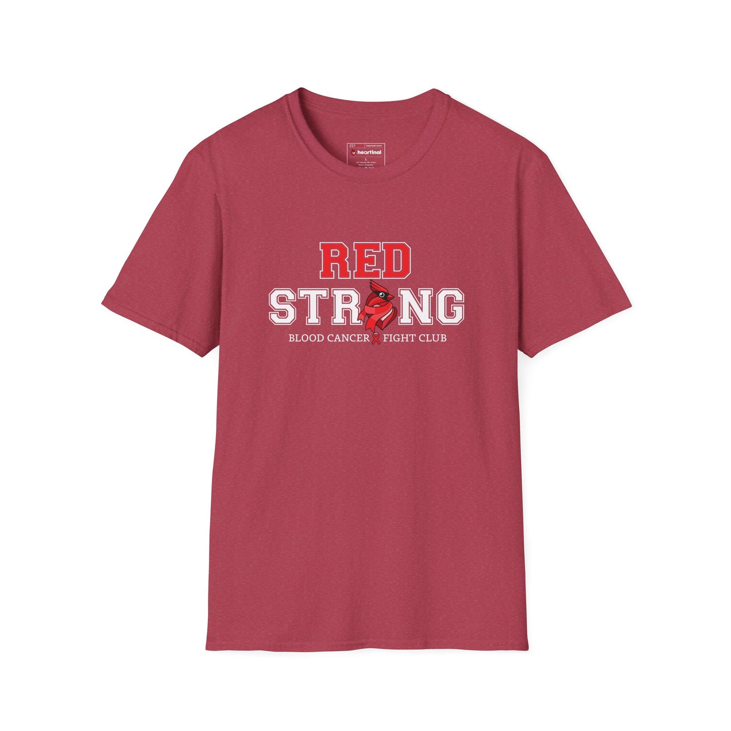 Red Strong T-Shirt — Blood Cancer Fight Club Awareness Tee