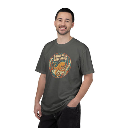 Going Into Deep Sleep Octopus T-Shirt — Vintage Ocean Sleep Graphic Tee