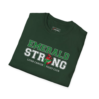 Emerald Strong T-Shirt — Liver Cancer Fight Club Awareness Tee