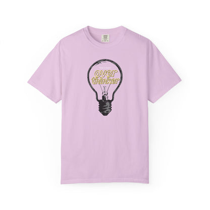 "Overthinker: Less Is Bore" Lightbulb T-Shirt - Smart Funny Tee