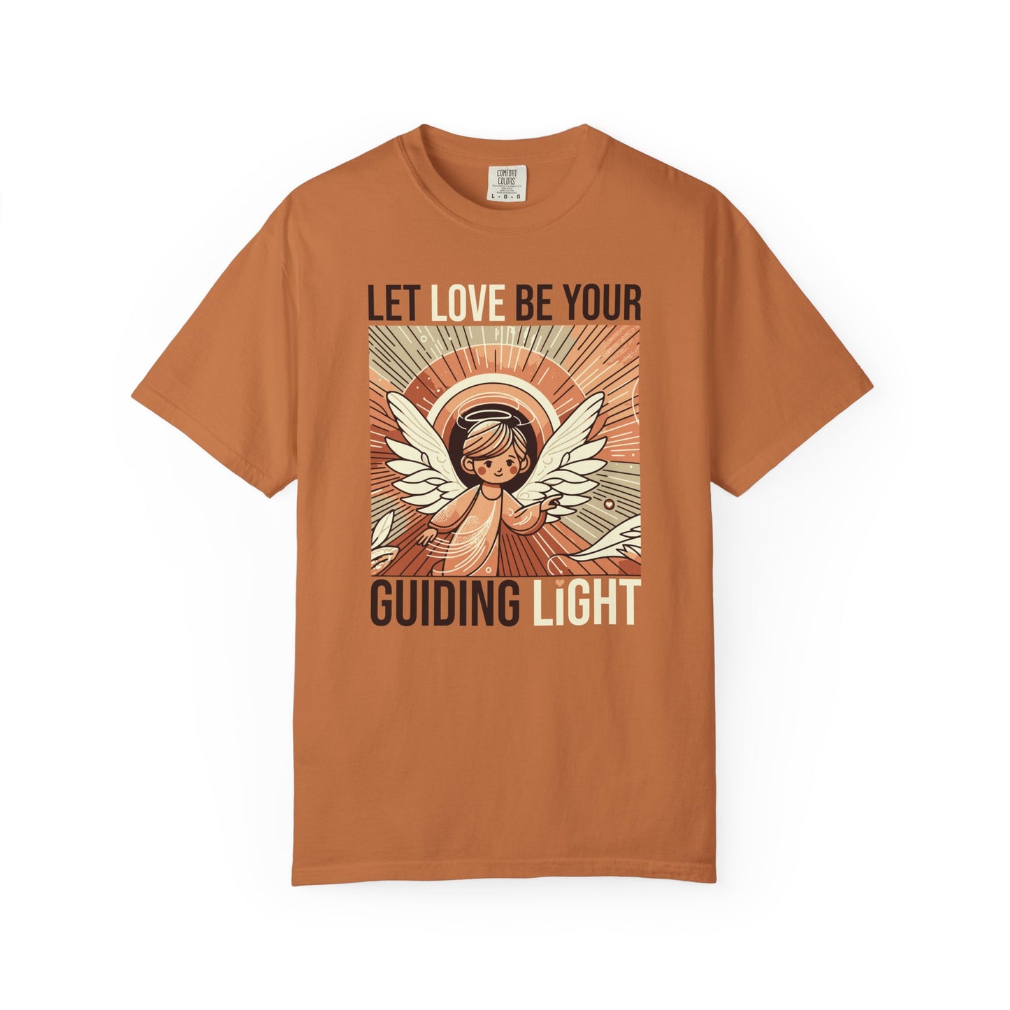 Let Love Be Your Guiding Light T-Shirt — Angelic Inspirational Graphic Tee