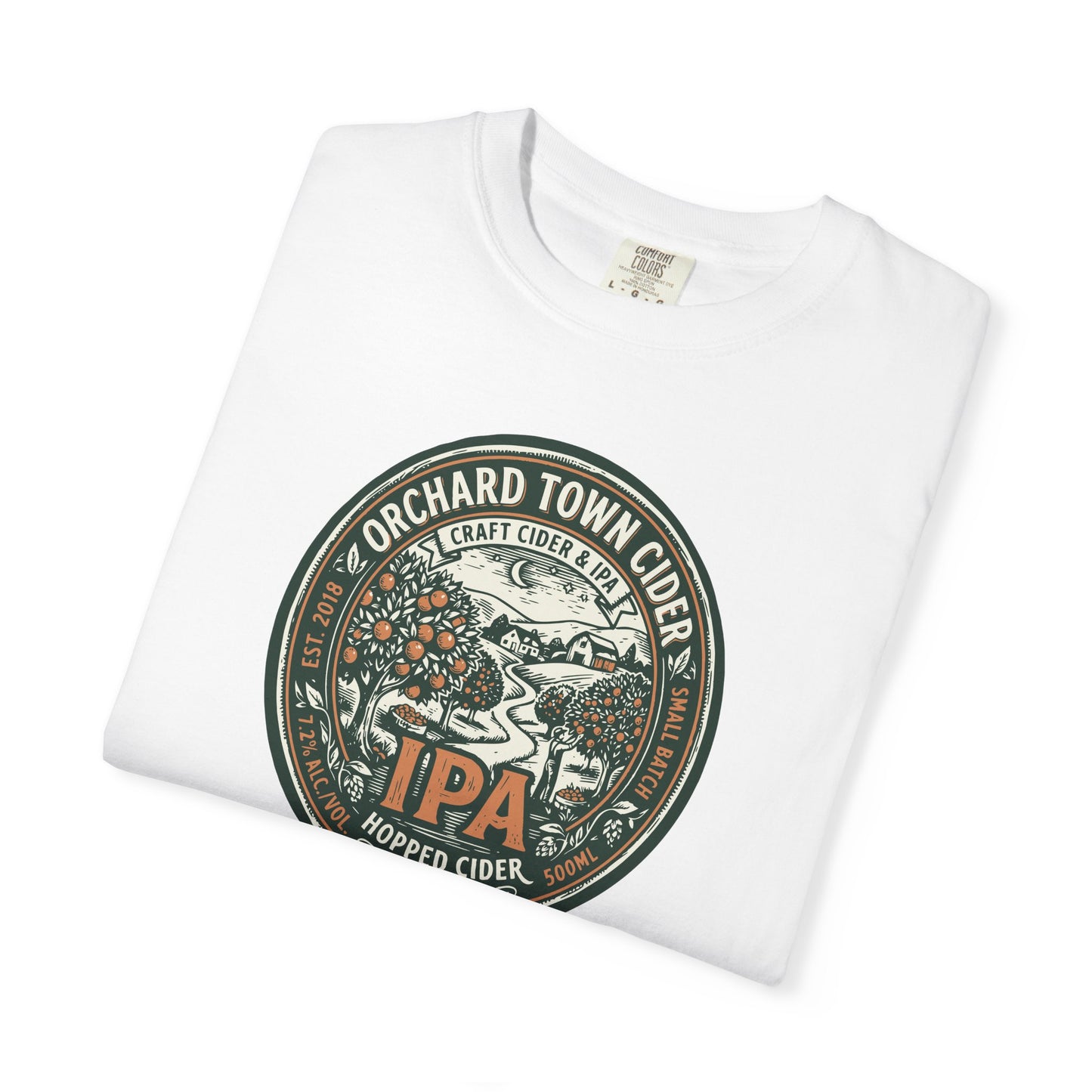 Orchard Town Cider IPA T-Shirt — Vintage Hopped Craft Beer Tee
