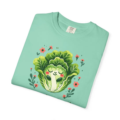 Lettuce Sleep Quietly T-Shirt — Cute Sleeping Lettuce Graphic Tee