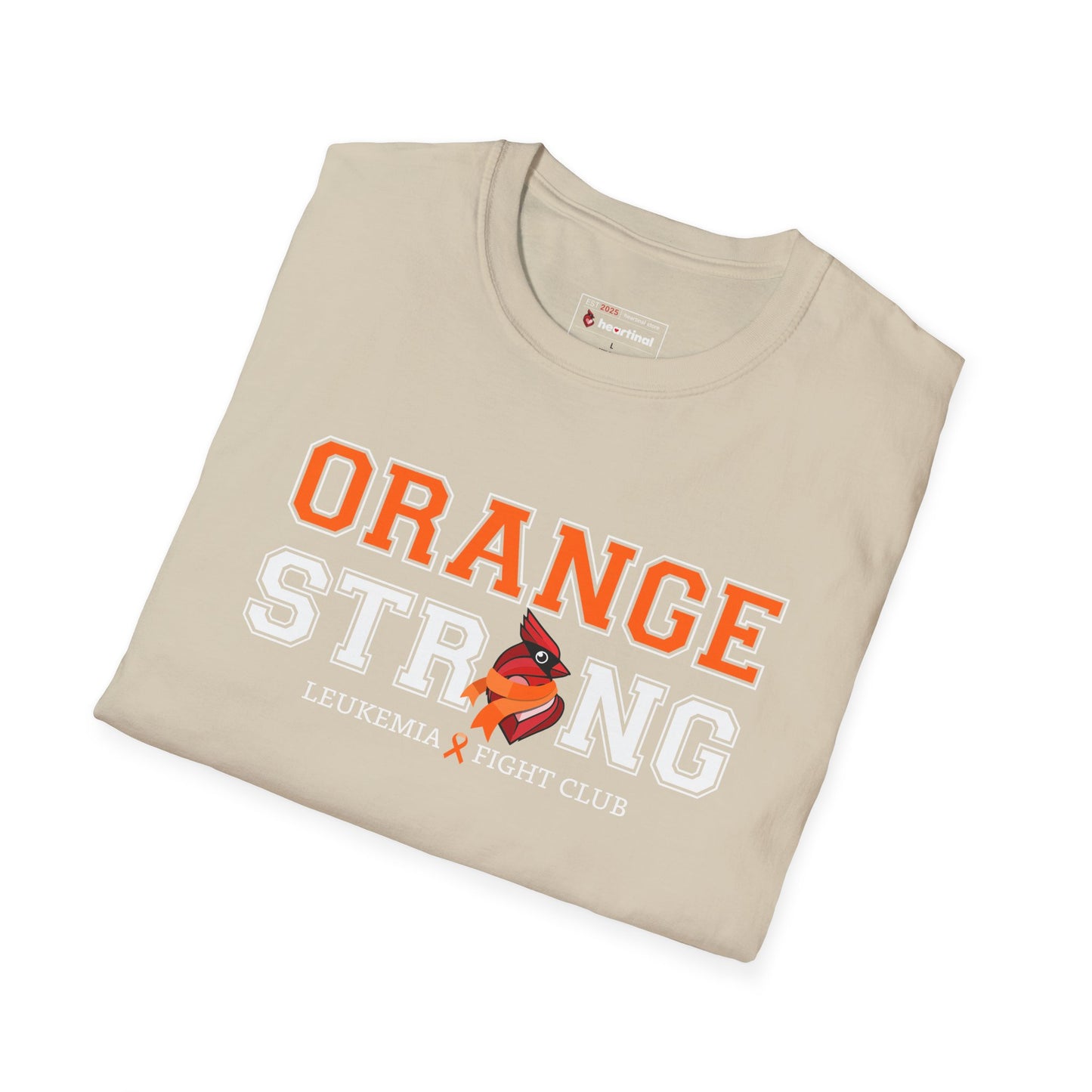 Orange Strong T-Shirt — Leukemia Cancer Fight Club Support Tee