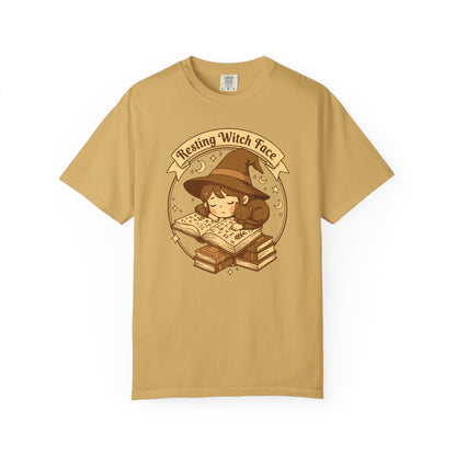Resting Witch Face T-Shirt — Cute Witch Sleeping Graphic Tee