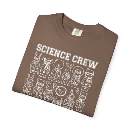"Science Crew: Class of CO₂" T-Shirt - Cartoon Chemistry Cute Animal Tee