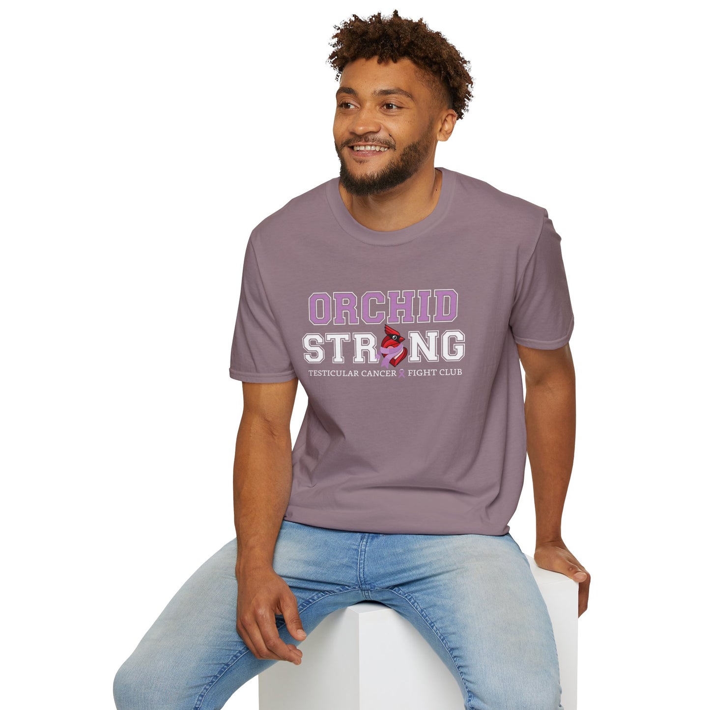 Orchid Strong T-Shirt — Testicular Cancer Fight Club Awareness Tee