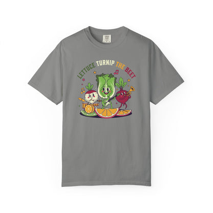 Lettuce Turnip The Beet T-Shirt — Cute Vegetable Band Graphic Tee