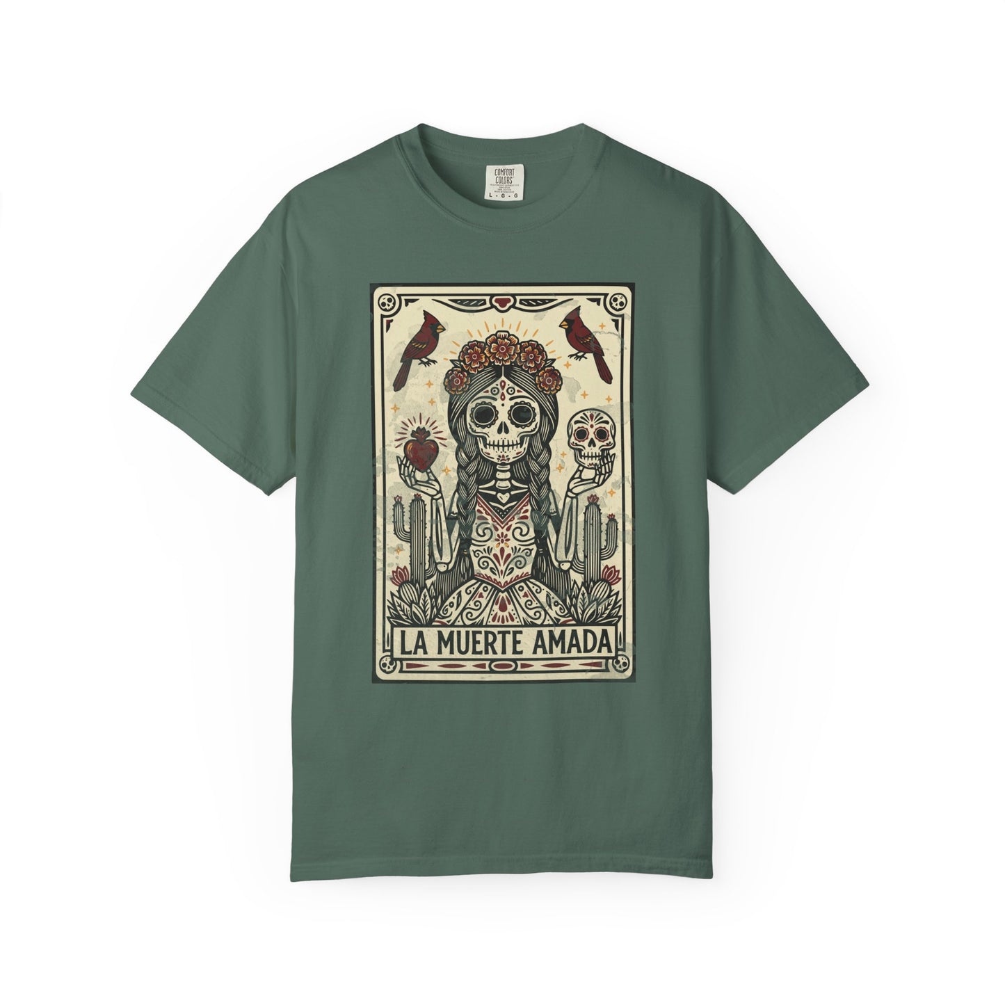 "La Muerte Amada" T-Shirt — Day of the Dead Skull Art Tee
