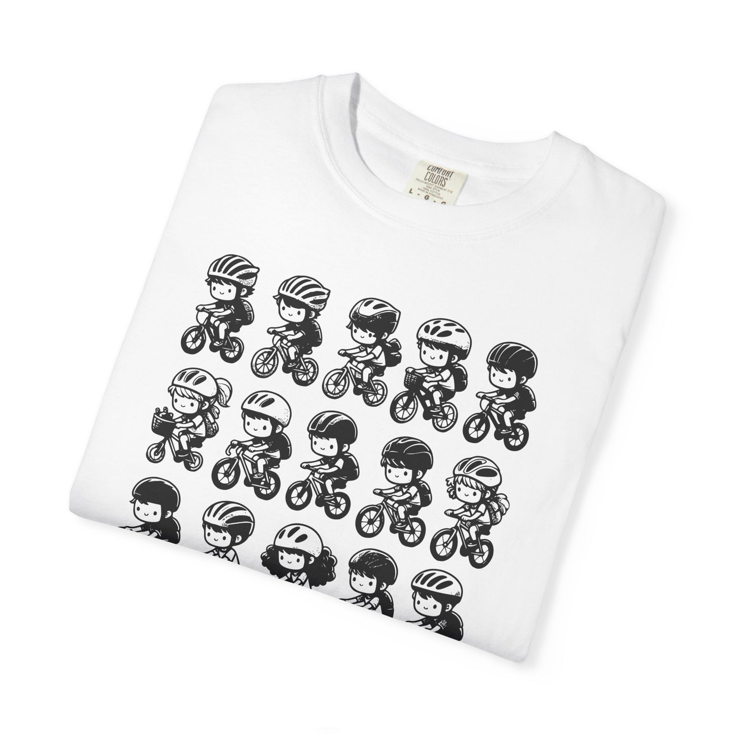 Pedal for the Medal Graphic Tee — Cute Cycling Crew Illustration T-Shirt