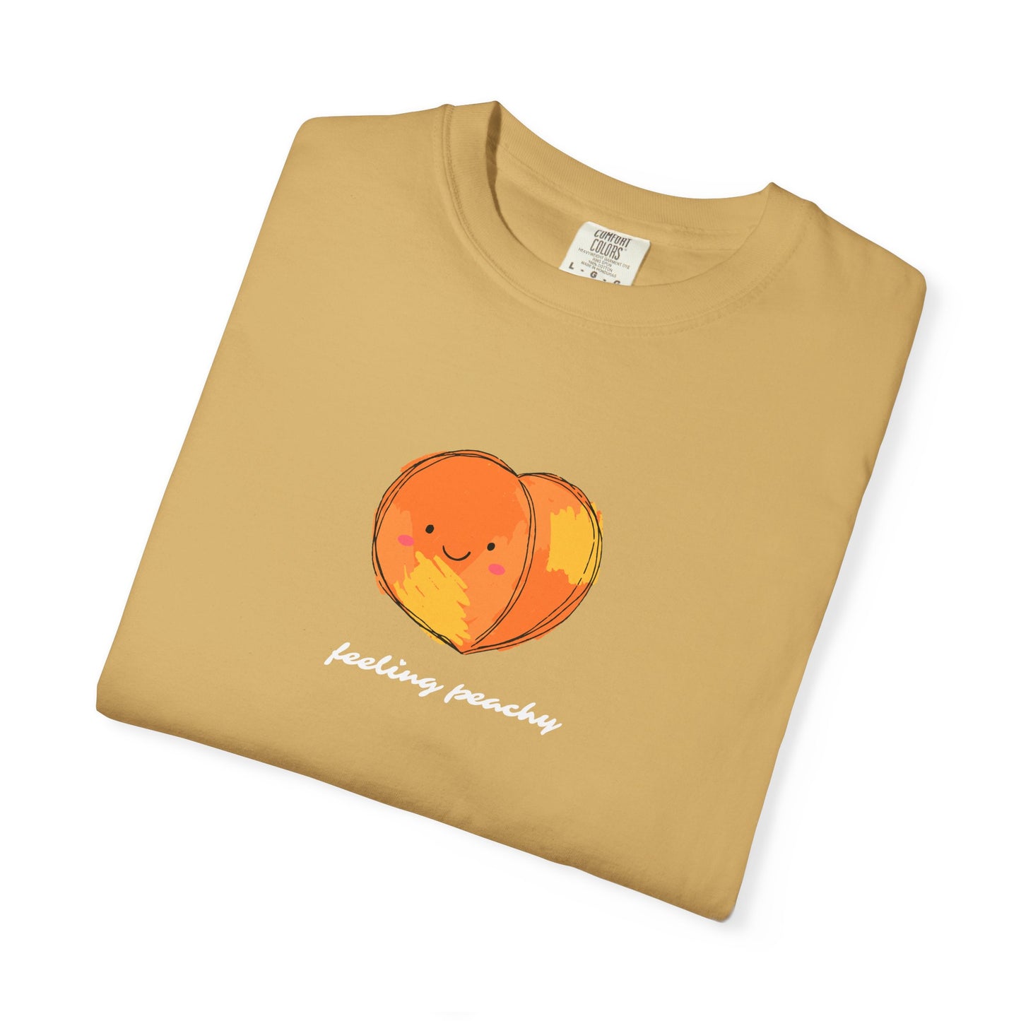 "Feeling Peachy" T-Shirt — Cute Kawaii Peach Graphic Tee