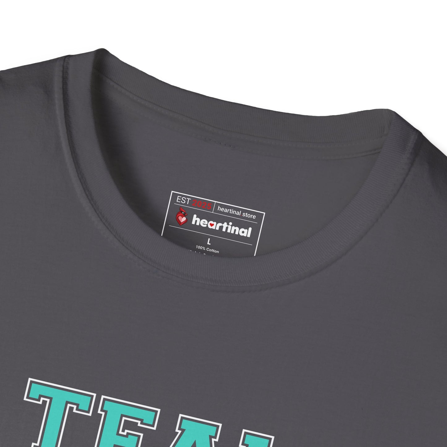 Teal Strong T-Shirt — Ovarian Cancer Awareness Support Tee
