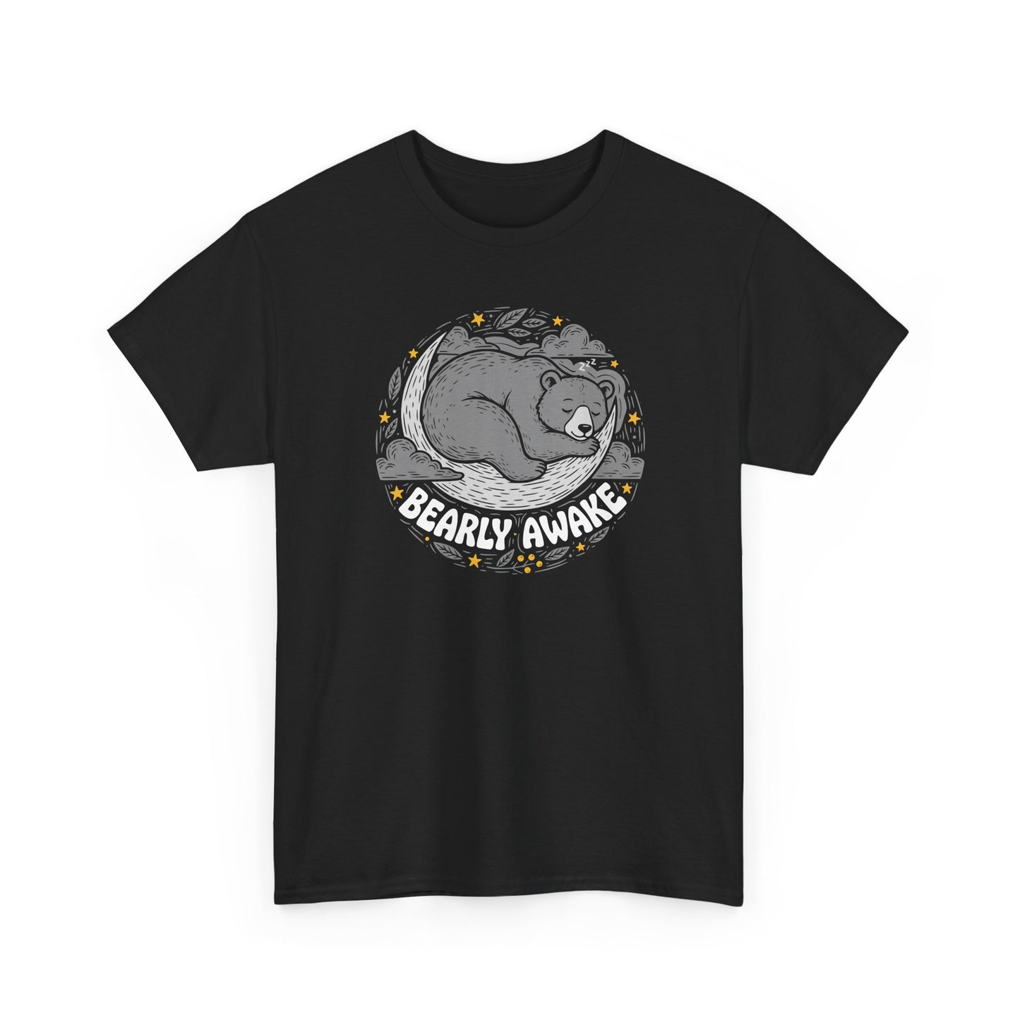 Bearly Awake T-Shirt — Cute Sleeping Bear Graphic Tee