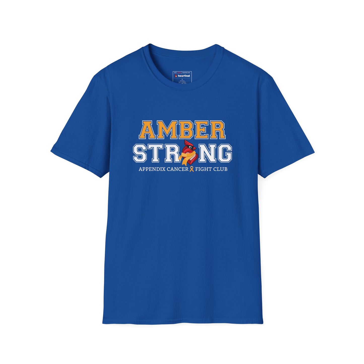 Amber Strong T-Shirt — Appendix Cancer Fight Club Support Tee
