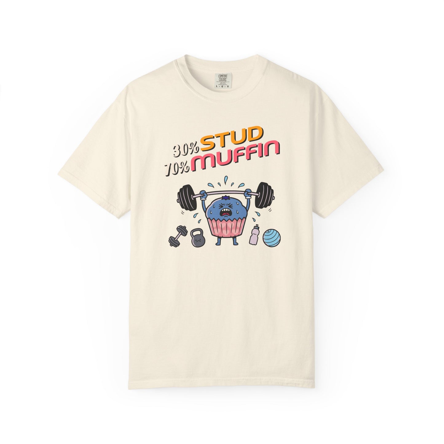 "Stud Muffin" T-Shirt — Cute Funny Gym Cupcake Fitness Design