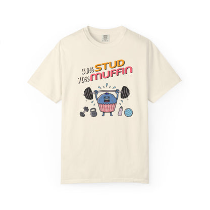 "Stud Muffin" T-Shirt — Cute Funny Gym Cupcake Fitness Design