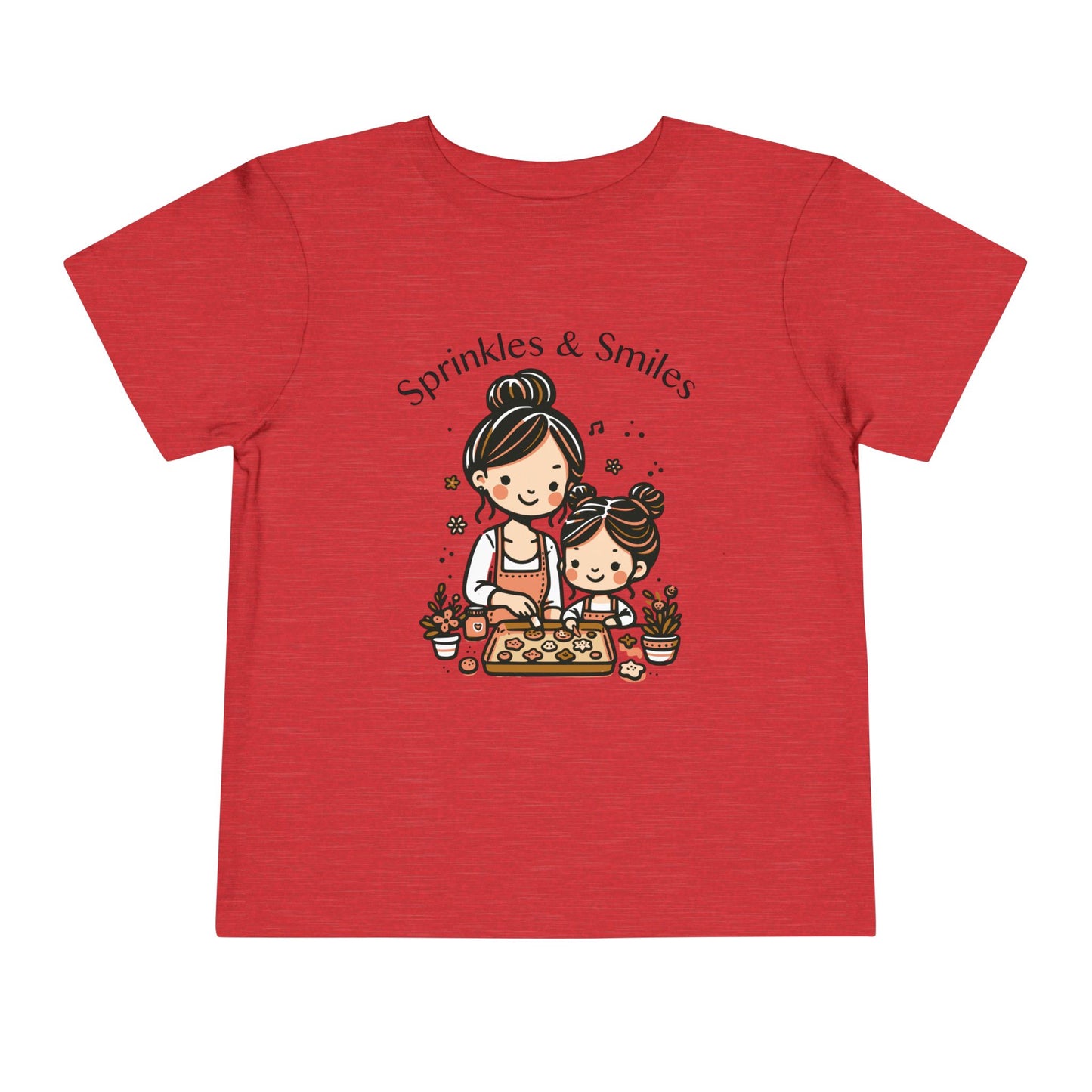 "Sprinkles & Smiles" Toddler Tee —  Mom & Me Baking Graphic Shirt
