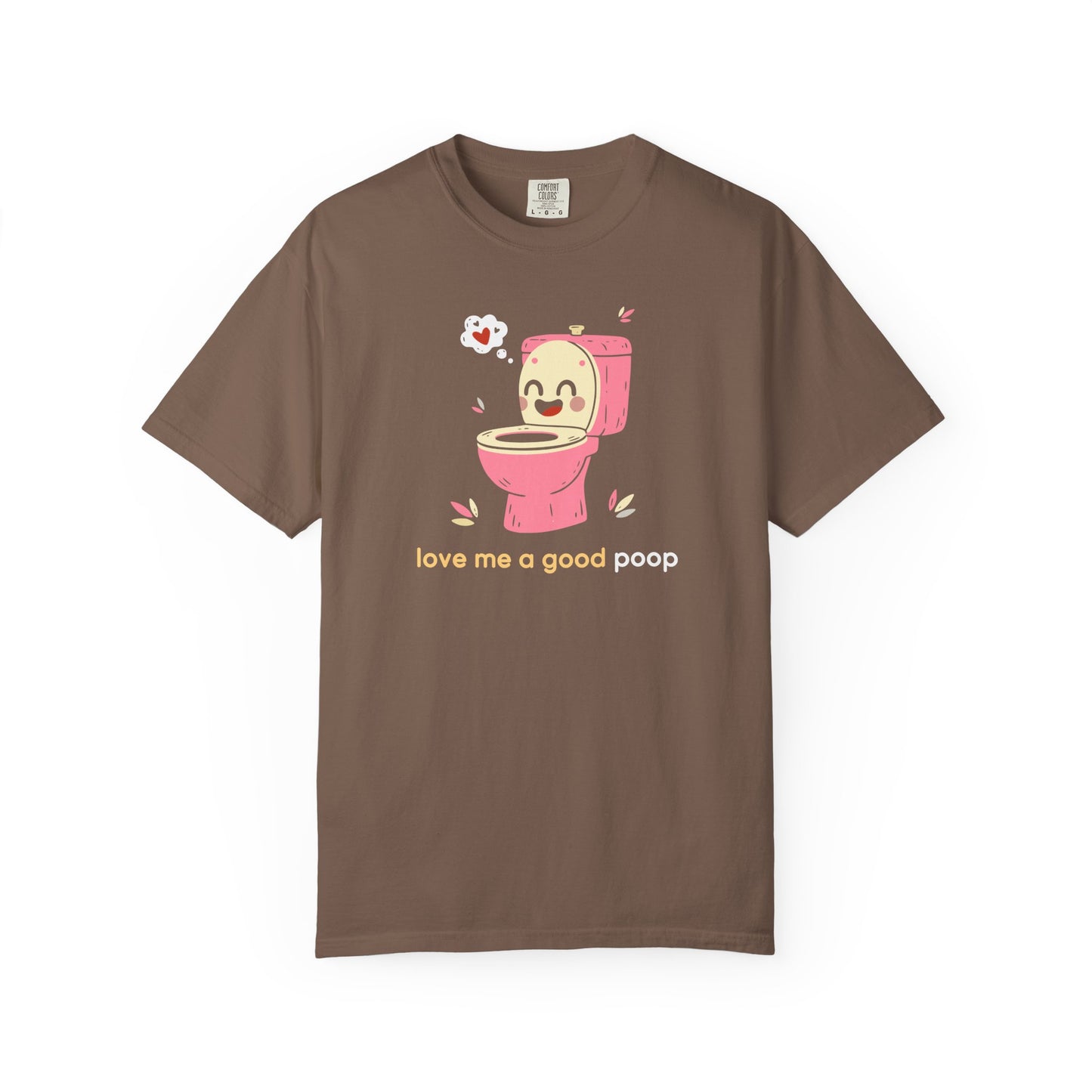 "Love Me a Good Poop" Couples Tee - Funny Toilet Bathroom Graphic T-Shirt —