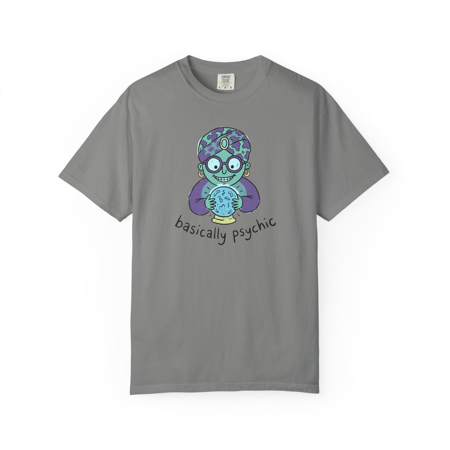 "Basically Psychic" T-Shirt - Cute Fortune Teller Graphic Tee