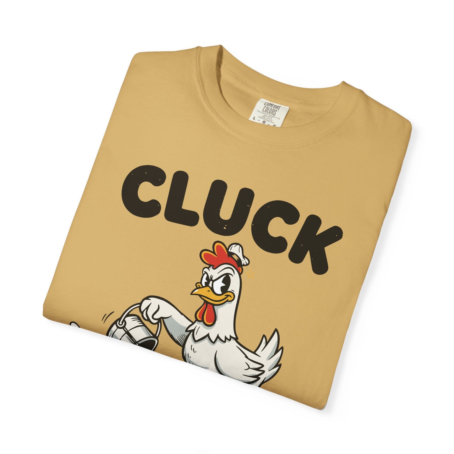 "Cluck: Excuse My Fowl Language" T-Shirt — Funny Chicken Graphic Tee