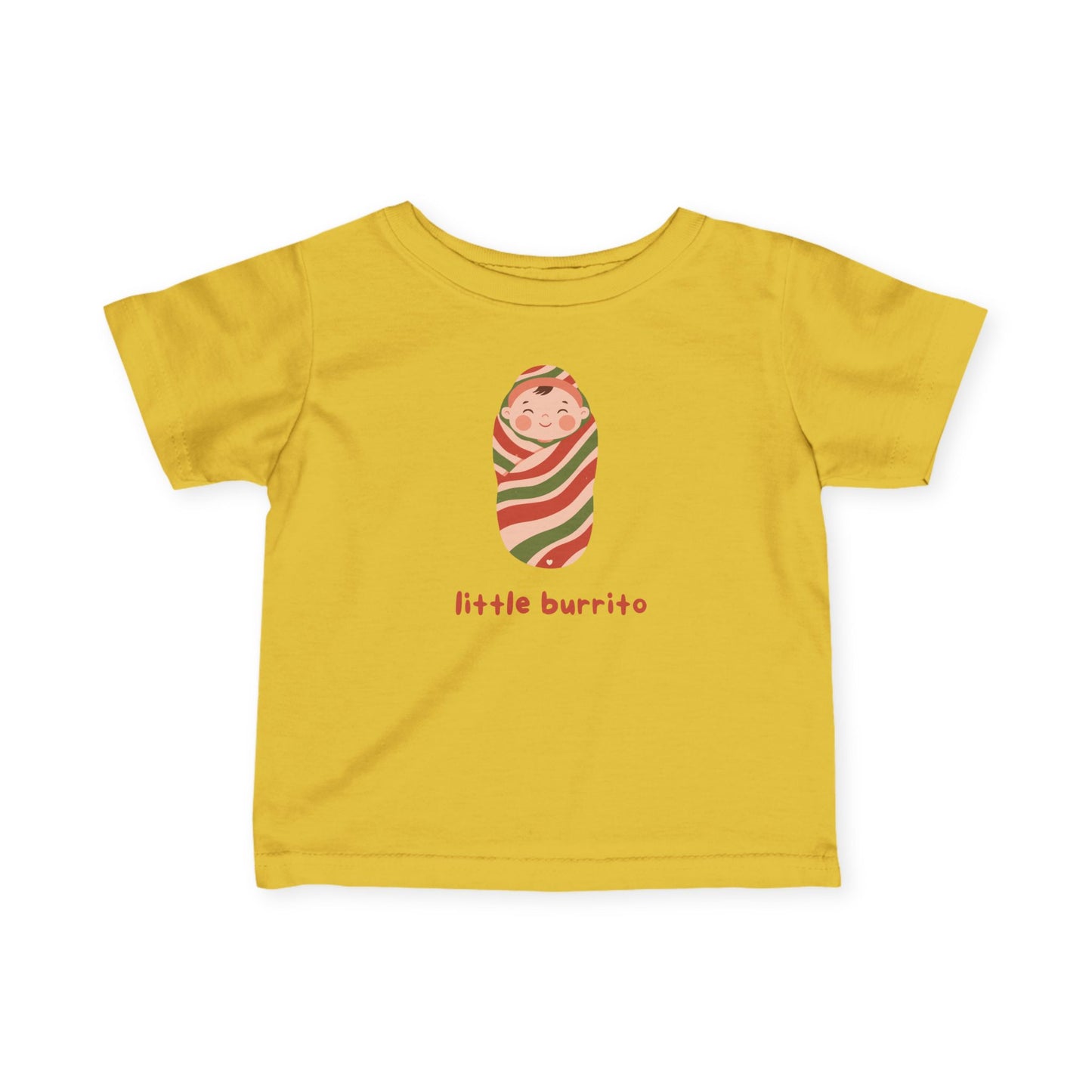 'Little Burrito' Infant Tee — Adorable Swaddle Baby Shirt