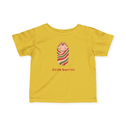 'Little Burrito' Infant Tee — Adorable Swaddle Baby Shirt