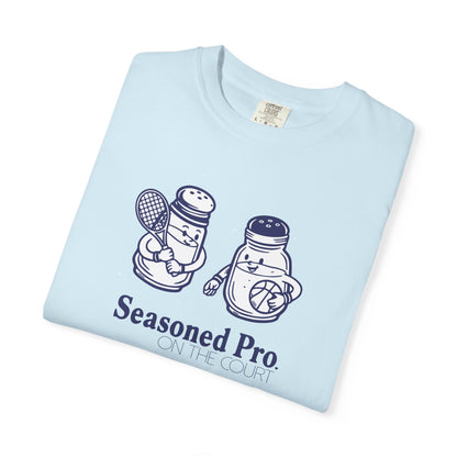 "Seasoned Pro on the Court" T-Shirt — Cute Salt & Pepper Shakers Athletic Graphic Tee