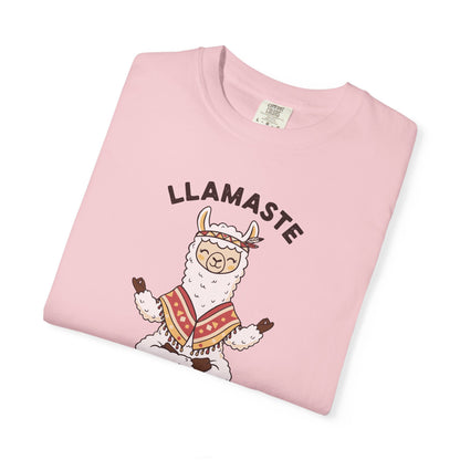 Llamaste Yoga Llama T-Shirt — Funny Meditation Unisex Tee