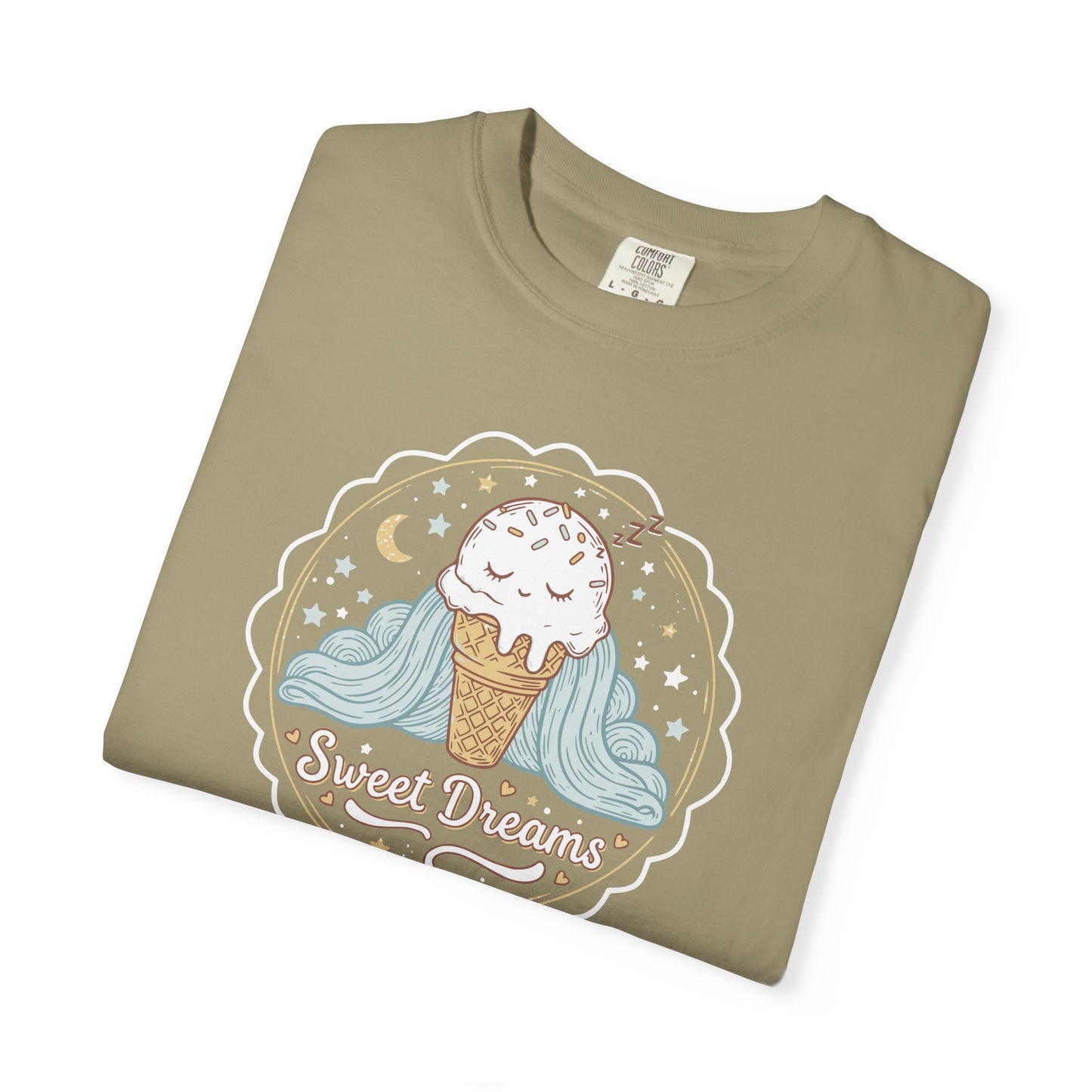 Sweet Dreams Ice Cream T-Shirt — Cute Pastel Dessert Graphic Tee