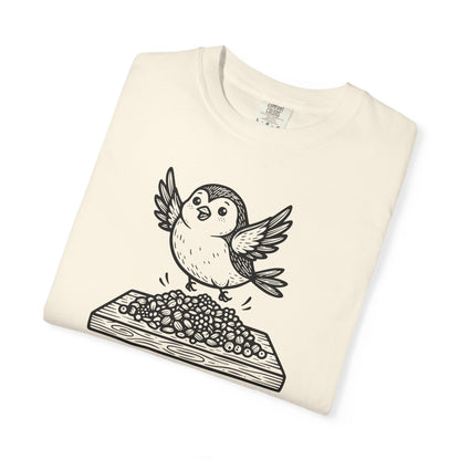 "Seed Me" Bird Watching T-Shirt - Funny Birder Gift - Bird Lover Humor