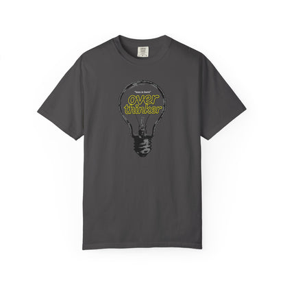 "Overthinker: Less Is Bore" Lightbulb T-Shirt - Smart Funny Tee