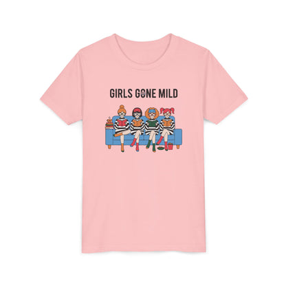 "Girls Gone Mild" Youth Tee – Cute Reading Club Graphic T-Shirt