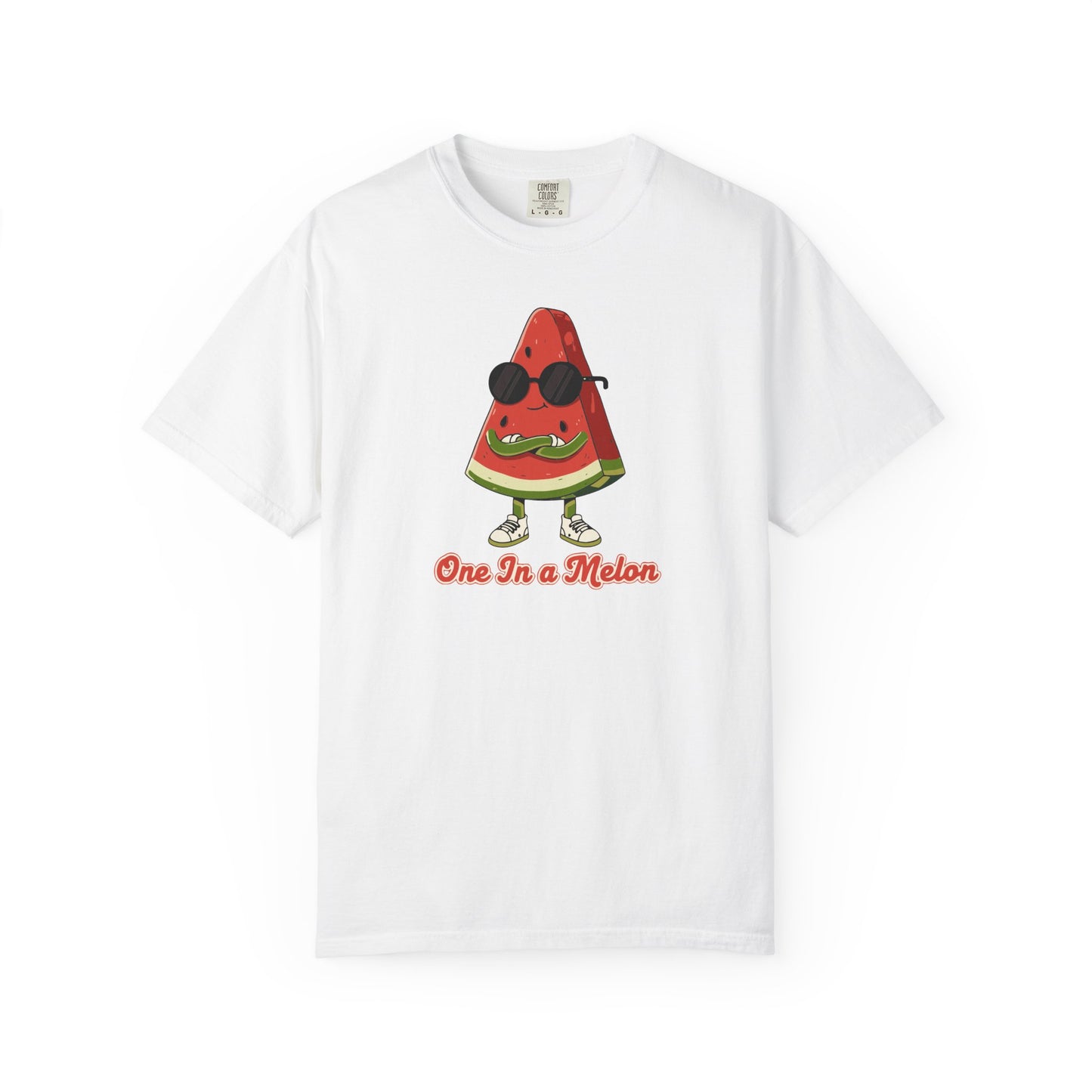 One in a Melon T-Shirt — Cute Sunglasses Watermelon Graphic Tee